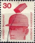 Stamps Germany -  Intercambio 0,20 usd 30 pf 1971