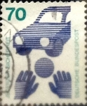 Stamps Germany -  Intercambio 0,30 usd 70 pf 1971