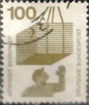 Stamps Germany -  Intercambio 0,20 usd 100 pf 1971