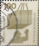 Stamps Germany -  Intercambio 0,20 usd 100 pf 1971