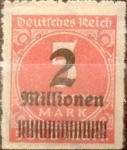 Stamps Germany -  Intercambio 0,20 usd 2000000 mark 1923