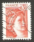 Sellos de Europa - Francia -  1968 - Sabine de Gandon