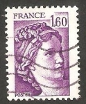 Sellos de Europa - Francia -  2060 - Sabine de Gandon