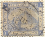 Stamps Egypt -  Piramide y Esfinge