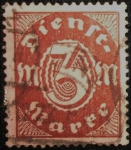 Stamps Germany -  Numeral