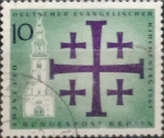 Stamps Germany -  Intercambio jxi 0,25 usd 10 pf 1961
