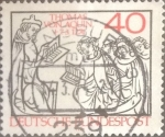 Stamps Germany -  Intercambio jxi 0,20 usd 40 pf 1974