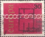 Stamps : Europe : Germany :  Intercambio 0,20 usd 30 pf 1971