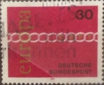 Stamps : Europe : Germany :  Intercambio 0,20 usd 30 pf 1971