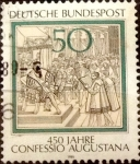 Stamps Germany -  Intercambio ma2s 0,20 usd 50 pf 1980