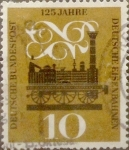 Stamps Germany -  Intercambio ma2s 0,30 usd 10 pf 1960