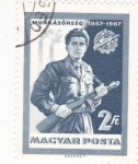 Stamps Hungary -  Soldado