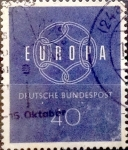 Stamps Germany -  Intercambio 0,40 usd 40 pf 1959