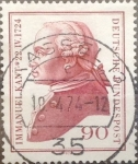 Stamps Germany -  Intercambio 0,30 usd 90 pf 1974