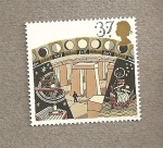 Stamps United Kingdom -  Astronomía