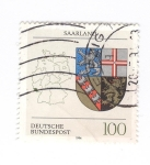 Stamps Germany -  Escudo de Saarland