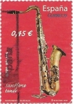 Stamps Spain -  INSTRUMENTOS MUSICALES. SAXÓFONO TENOR. EDIFIL 4550