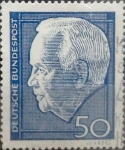 Stamps Germany -  Intercambio 0,30 usd 50 pf 1967