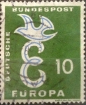 Stamps Germany -  Intercambio 0,20 usd 10 pf 1958