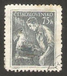 Stamps Czechoslovakia -  757 A - Tornero