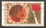 Stamps Czechoslovakia -  1953 - 55 anivº de la Revolución de Octubre y 50 de la URSS