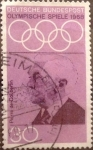 Stamps Germany -  Intercambio 0,20 usd 30 pf 1968