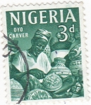 Sellos de Africa - Nigeria -  Artesano