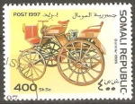 Sellos de Africa - Somalia -  AUTOS.  DARMIER  1886.  