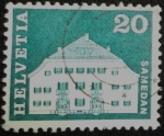Stamps : Europe : Switzerland :  Casas-Edificios