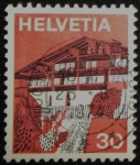 Stamps : Europe : Switzerland :  Casas-Edificios