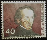 Stamps Switzerland -  Johann Konrad Kern