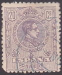 Stamps : Europe : Spain :  alfonso XIII