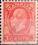 Stamps Canada -  Intercambio 0,20 usd 3 cent 1932
