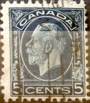 Sellos de America - Canad� -  Intercambio 0,50 usd 5 cent 1932