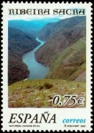 Stamps : Europe : Spain :  Ribeira Sacra y cañones del Sil (Galicia)