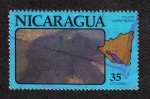 Stamps Nicaragua -  Volcan Cerro Negro