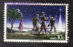 Stamps Nicaragua -  La Leyenda de La Rosa de Navidad