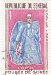 Stamps Senegal -  Traje- elefante