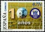 Stamps : Europe : Spain :  Federación Internacional de Futbol Asociación (F.I.F.A.)