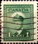 Stamps Canada -  Intercambio 0,20 usd 1 cent 1942