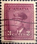 Sellos de America - Canad� -  Intercambio 0,20 usd 3 cent 1943