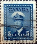 Stamps Canada -  Intercambio 0,20 usd 5 cent 1942