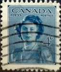 Stamps Canada -  Intercambio cr3f 0,20 usd 4 cent 1948