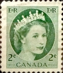 Sellos de America - Canad -  Intercambio 0,20 usd 2 cent 1954