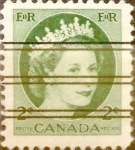 Stamps Canada -  Intercambio 0,20 usd 2 cent 1954