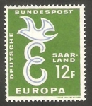 Stamps Germany -  Saar - 421 - Europa Cept