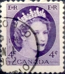 Sellos de America - Canad� -  Intercambio 0,20 usd 4 cent 1954
