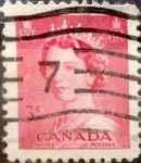 Stamps Canada -  Intercambio 0,20 usd 3 cent 1953