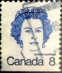 Sellos de America - Canad -  Intercambio 0,20 usd 8 cent 1973