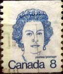 Stamps Canada -  Intercambio 0,20 usd 8 cent 1974